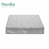 Matelas à ressorts pour hôtel, super doux et épais, taille King, fourni par l'usine Novilla, vente en gros, mobilier de chambre à coucher