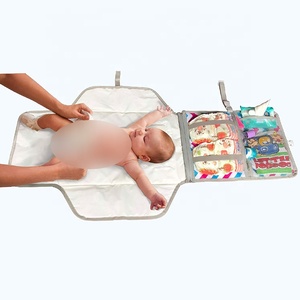 Seco y cómodo muselina cuidado del bebé infantil plegable niños <span class=keywords><strong>cambiador</strong></span> bolsa de almacenamiento multiusos - Product Image 6