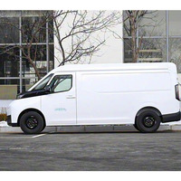 Meilleur prix, nouveau bus électrique léger Jinbei Jiyun E9 pour le transport de marchandises et de passagers, fourgonnette électrique pure, nouveau modèle en stock