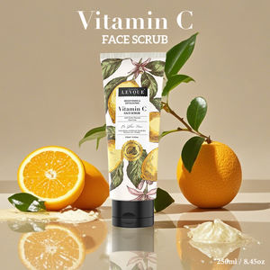 Özel etiket nazikçe peeling vücut fırçalayın C vitamini Ester parlatma ve radyant görünümlü ten cilası - Product Image 2