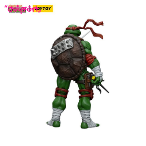 JOYTOY TMNT Raphael <span class=keywords><strong>Teenage</strong></span> <span class=keywords><strong>Mutant</strong></span> <span class=keywords><strong>Ninja</strong></span> <span class=keywords><strong>Turtles</strong></span> Action Figure in Scala 1/18 Modello da Collezione con Accessori - Product Image 2