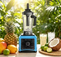 Mixeur-Blender Électrique Commercial Multifonctionnel 2-en-1 pour Jus Frais et Smoothies – Vente Flash