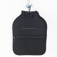 Housse de raquette de pickleball en néoprène pour 2 raquettes avec sangle d'épaule, poche de rangement, logo personnalisé, sac de raquette