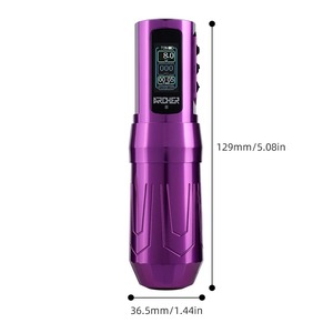 <b>Wireless</b> Tattoo Pen Machine 2000mAh RCA <b>Adapter</b> Cord Ring Control Body Art PMU Cartridge Tattoo Gun - Product Image 2