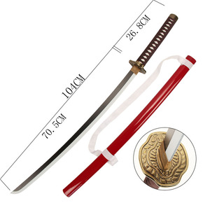 Épée en bois <span class=keywords><strong>Gintama</strong></span> COS Anime, modèle d'arme <span class=keywords><strong>Hijikata</strong></span> Toushirou Youtou Muramasya - Product Image 6