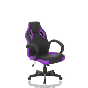 custom color purple PC gaming chair purple game chair for kids lower price purple racing gaming chair for living room