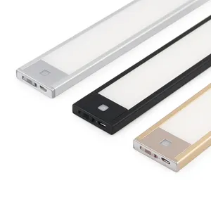 Magnetische Installatie Led Usb Oplaadbare Batterij Verlichting Draadloze Ir Deur Sensor Smart Onderkast Nachtlampje Frost Glas 80