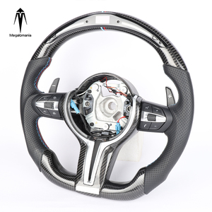 Volant sport en fibre <span class=keywords><strong>de</strong></span> carbone personnalisé <span class=keywords><strong>de</strong></span> qualité supérieure pour BMW F30 F10 E90 E92 Série 3 Série 5 X5x6 E90 E92 Volant LED - Product Image 4