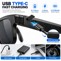 Lunettes intelligentes sans fil Bluetooth personnalisées avec logo, fonction d'appel et de musique, pour cadeaux promotionnels d'entreprise