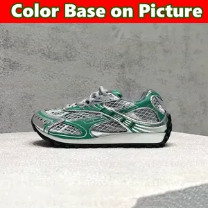 Envío Directo, Zapatillas Deportivas Unisex de Alta Calidad, Modelo Low Top Gold Orbit, con Cordones, Forro de Cuero Genuino, Suela de Plástico, Diseño de Diseñador - Product Image 6