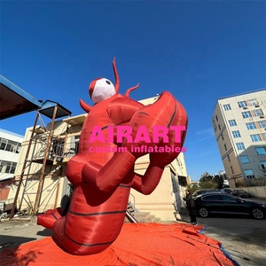 <span class=keywords><strong>Ballon</strong></span> gonflable amusant en forme d'homard marin, écrevisse rouge gonflable pour la publicité et la décoration - Product Image 2