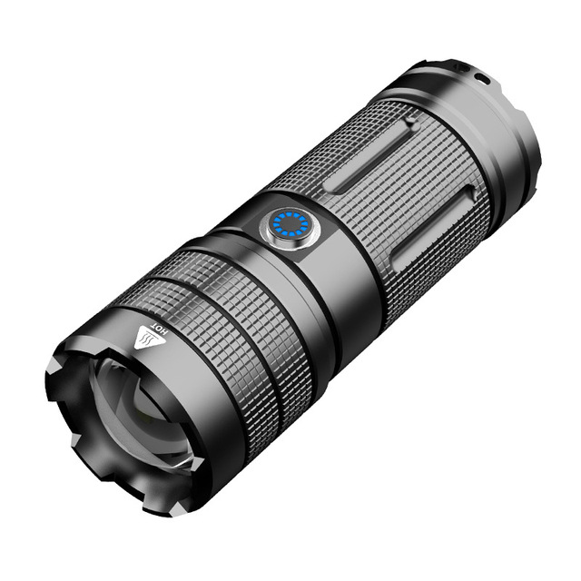 Strong Light Super Bright High-Power Rechargeable 18650 Lithium Battery Zoom White Laser Flashlight Long Shot Outdoor Portable