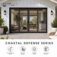 Puerta Corredera de Aluminio Antiruido y Hermética, Diseño Moderno para Interiores, Serie Coastal Defense, Perfil Reforzado para Viviendas