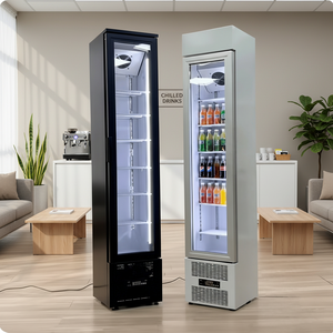 Refrigerador Comercial HUANYU de Una Puerta de Vidrio, Refrigerador para Bebidas <span class=keywords><strong>Coca</strong></span>-<span class=keywords><strong>Cola</strong></span>, Congelador para Exhibición de Bebidas - Product Image 1