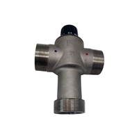 Robinet mélangeur thermostatique solaire 2'' DN50 Chine, température réglable 38-48°C, débit 180L/min pour contrôle de l'eau, personnalisable OEM