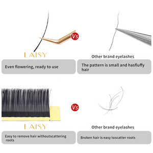 Extensions de cils 2026 <span class=keywords><strong>Pro</strong></span> Color Options – Fournitures pour techniciennes professionnelles de salons de beauté – Longue tenue - Product Image 6