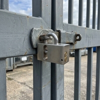 Cadenas carré en acier inoxydable 50 mm SS304 étanche avec anse trempée, verrouillage à clé pour portail, remorque, entrepôt - Vente en gros