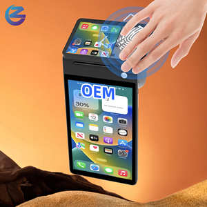 เครื่อง POS แบบหน้าจอคู่ รองรับการสแกนเส้นเลือดฝ่ามือ ระบบไบโอเมตริกซ์ รองรับ Android GMS หน่วยความจำ 4+64GB พร้อมเครื่องอ่าน NFC สำหรับโรงเรียนและมหาวิทยาลัย - Product Image 1