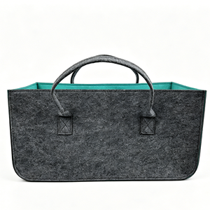 Grand panier de rangement pliable en feutre pour coffre de voiture, idéal pour les courses, avec poignées, bac de rangement utilitaire pour SUV et camion - Product Image 6