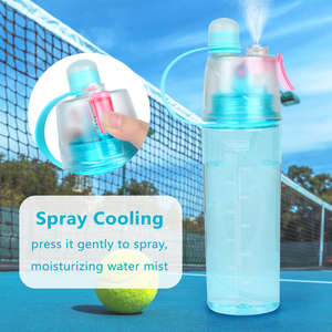 <span class=keywords><strong>B03</strong></span>-2261 Bouteille d'eau portable de sport de 600 ml avec pulvérisation et aspiration, en matériau <span class=keywords><strong>PC</strong></span>, pour l'extérieur - Product Image 4