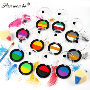 Ensemble de peinture pour le visage et le corps Panwenbo, peinture corporelle pour adultes et enfants, peinture pour le visage à base d'eau lavable pour Halloween, fête costumée, cosplay - Product Image 3
