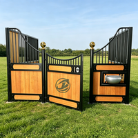 Écurie modulaire polyvalente pour chevaux, équipement d'écurie mobile préfabriqué en vente en gros, état neuf, pour ferme équestre