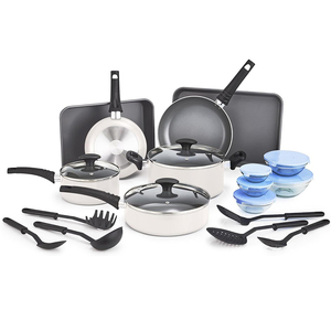 High Quality Cooking Pots Glass Lids Bakelite Handles Dishwasher Oven Safe for Gas <b>Induction</b> Stoves Ceramic <b>Cookware</b> <b>Set</b> - Product Image 1