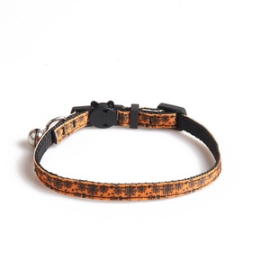 JXANRY-Collar de gato de la serie de cintas para Halloween, estampado fantasma, Araña, Calavera, diseño de calabaza, suministros para mascotas - Product Image 4
