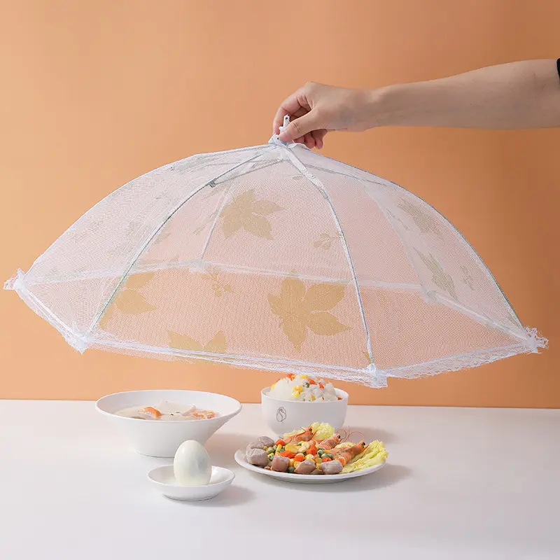 Großhandel Hochwertige faltbare Moskito tragbare Fliegen netz Mesh Indoor Outdoor Food Cover Net für die Dekoration
