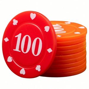 Fichas de Póker de Material PS al por Mayor, con Logotipo y Diseño Personalizables para Jugar al Texas Hold'em en Casino - Product Image 1