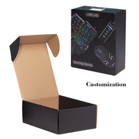 Scatole Regalo in Carta Nera Personalizzate per Imballaggio di Tastiere, Fotocamere ed Elettronica di Consumo