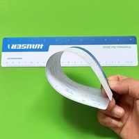 Règle en PVC couleur personnalisée avec logo imprimé – Écologique, idéale pour les étudiants – Cadeau promotionnel de bienvenue