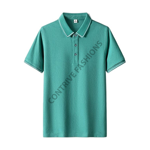 Wholesale Eco-Friendly Plus Size Men's for T-Shirts Breathable Short Sleeve Customizable Front Embroidery 100% Cotton Quick Dry - Product Image 5