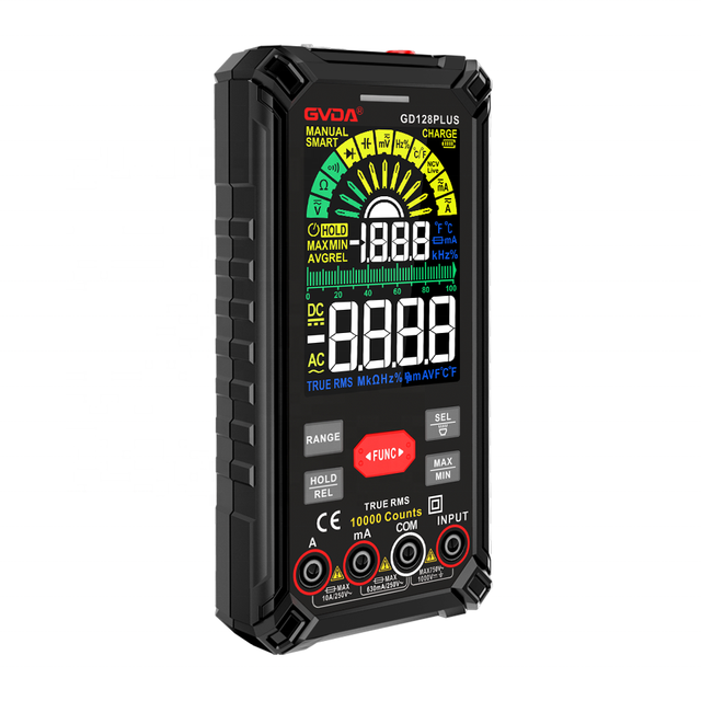 Digital Multimeter Rechargeable Handheld Smart Multimeter, AC/DC Volt Amp Ohm Capacitance Hz Tester