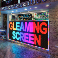 Panel de Matriz LED RGB a Todo Color, IP65, Aluminio, Interior/Exterior, Resistente al Agua, Módulo Programable, Letrero para Centro Comercial/Elevador