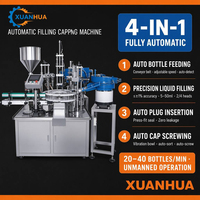 Machine de bouchage rotative automatique XUANHUA pour flacons en verre de 5 à 50 ml, haute précision, pour shampoing, gel, vernis à ongles, eau pure, poudre