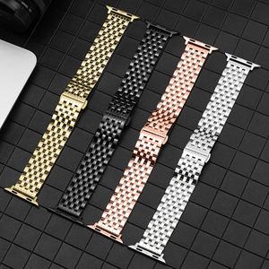 Correa de Repuesto de Acero Inoxidable Sólido de 22 mm para Relojes Apple, Brazalete de Metal de Lujo para <span class=keywords><strong>HUAWEI</strong></span> <span class=keywords><strong>GT3</strong></span> <span class=keywords><strong>Pro</strong></span> - Product Image 2