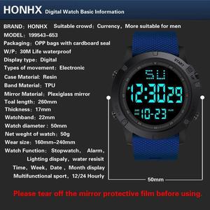 Montre de sport multifonction pour hommes, montre de sport résistante à la sueur, lumineuse, LED, numérique, électronique, pour enfants, étudiants, garçons - Product Image 2