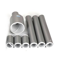 Câble isolant en caoutchouc silicone à trois conducteurs haute tension pour extérieur, à rétraction à froid, résistant aux hautes températures, à montage par trou