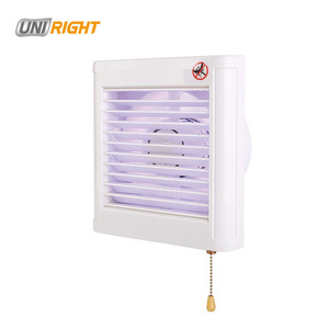 Ventilatore di scarico a parete da 6 pollici 220V per bagno domestico in plastica ad alta potenza con personalizzazione a basso rumore - Product Image 3