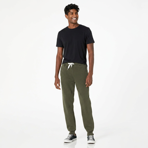 Pantalons de survêtement décontractés pour hommes, taille mi-haute, coupe skinny, tendance, prix de gros, best-seller, 100% polyester - Product Image 1