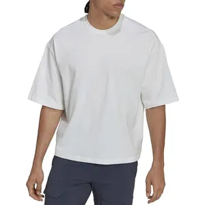 Hochwertige Herren-Crop-Pocket-Puff-Print-T-Shirts aus Baumwolle für Herren