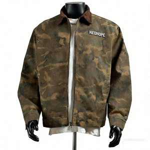 Veste de camouflage pour homme à impression personnalisée, de haute qualité, vêtements de <span class=keywords><strong>chasse</strong></span> d'hiver, veste de travail doublée de duvet de <span class=keywords><strong>pilote</strong></span>, veste tactique OEM - Product Image 1