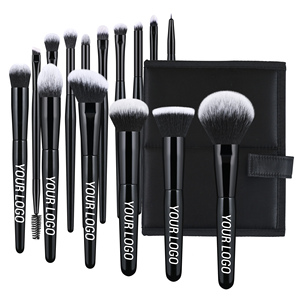 Set di 15 <span class=keywords><strong>Pennelli</strong></span> da <span class=keywords><strong>Trucco</strong></span> di Alta Qualità con Logo Personalizzato, Strumenti <span class=keywords><strong>per</strong></span> <span class=keywords><strong>Trucco</strong></span> Occhi e Viso, Manico in Legno, <span class=keywords><strong>Pennelli</strong></span> <span class=keywords><strong>Professionali</strong></span> - Product Image 1