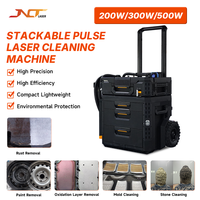Machine de nettoyage laser à fibre portable, conception sac à dos, pour l'élimination de la rouille, de la peinture et de l'huile