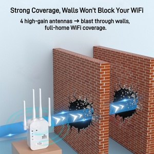 Extensor y Amplificador de Señal WiFi JP Smartech de 300 Mbps y 2.4 GHz con Antena 4x2.0dBi, Repetidor de Banda Dual IEEE802.11a/<span class=keywords><strong>b</strong></span>/<span class=keywords><strong>g</strong></span>/<span class=keywords><strong>n</strong></span>, Cobertura de 80-120 m² - Product Image 2