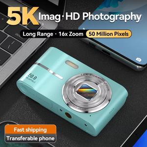 Mini caméra numérique compacte HD rétro vintage 2,4 pouces 48MP 16X CCD pour la photographie et la vidéo, fabrication OEM en Chine - Product Image 6