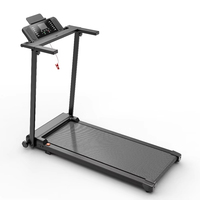 Tapis de course motorisé ergonomique pliable et portable avec application interactive pour la perte de poids, fitness en intérieur, durable, pour la maison