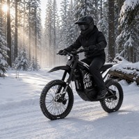 Nouvelle conception, moto électrique tout-terrain 6000W 72V, autonomie de 120 km, capacité de charge lourde, pour usage professionnel, prix de gros