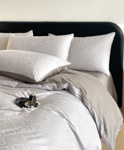 Set di Biancheria da Letto Moderno Stampato 100% Cotone Puro, Set Copripiumino 4 Pezzi Misura Queen, Qualità Alberghiera, Traspirante, Resistente alle Pieghe, 200TC - Product Image 5
